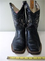 Kajuda Custom Black leather Boots 10