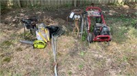 Pressure washer condition unknown, fishing nets,