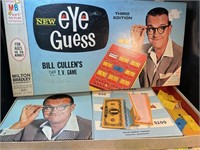 VTG 1960's Eye Guess Milton Bradley Board Game