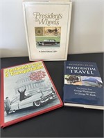 3- vintage books on U.S. Presidential Travel