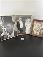 3 vintage framed Robert F Kennedy photos