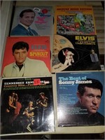 Large stack of records - Elvis, etc.