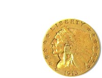 1913 Gold $2.50 Uncirculated