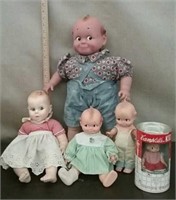 Box-Kewpie, Dolls, Assorted Sizes Makers