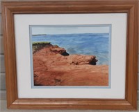 C.P. Olmstead Watercolour Framed 16.5 x 13.5"