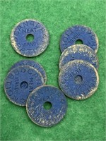 RATION TOKEN - WWII (7 PCS)