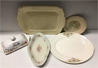 ASSORTED LOT OF SERVING PIECES