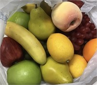 ASSORTED LOT OF FAUX FRUIT
