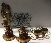 ASSORTED LOT WALL SCONSES