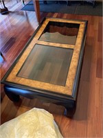 Oriental Style Coffee Table & Matching End Table