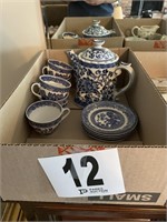 Staffordshire Tea Set for 5