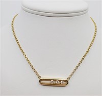 Messika, Paris 18KT Gold Necklace set with