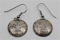 Haida, North West Coast Sterling Silver Sun