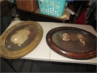 ANTIQUE OVAL PICTURES