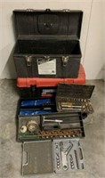 Craftsman & Contico Tool Boxes with Wrench Sets,