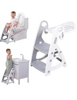 $48 2 in 1 potty training seat step stool