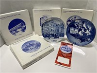 4 Canada Christmas Limited Edition Plates 1980-83