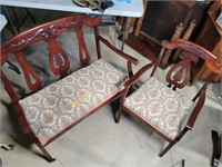 Settee & Matching Chair