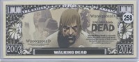 The Walking Dead One Million Dollar Novelty Note
