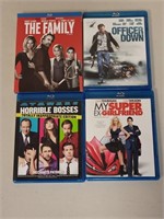 LOT OF 4 BLU-RAY MOVIES