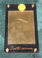 Gold Baseball Card