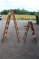 4'&6' Wooden Ladders