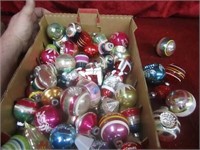 Glass ornaments. Christmas.