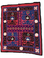 EMBROIDERED SUZANI WALL HANGING