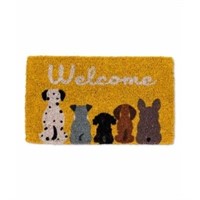Cat and Dog Tails Welcome Mats - Dog