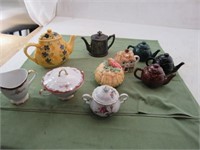 Teapot Collection, Creamers Sugar Bowl,