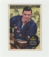 1961 Topps Irv Spencer Hockey Card