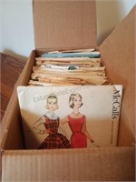 Box of Vintage Patterns-McCalls, Advance,