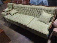 VICTORIAN SOFA AND CHAIR