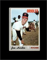 1970 Topps High #656 Jim Hardin VG to VG-EX+