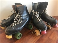 2 Pair Vintage 1970's Roller Skates