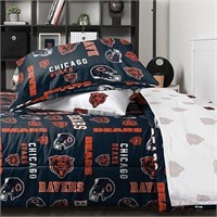 Chicago Bears Comforter Bedding Set 5Pc