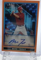 Mike Trout Baseball Card, Not Authenticated