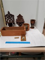 Assorted Wooden Items& More