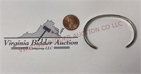 Vintage IC Sterling Silver Cuff Bracelet
