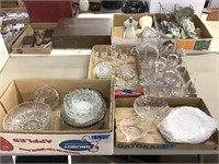 Lot of crystal and glassware