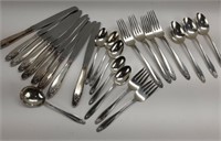 STERLING FLATWARE - PARTIAL SET - WEIGHT DOES