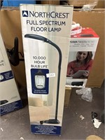 NorthCrest Full Spectrum Floor Lamp $100 RETAIL