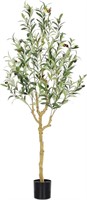 4ft Faux Olive Tree - Indoor/Outdoor Use