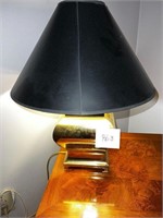 BEAUTIFUL BRASS LAMP WITH SHADE