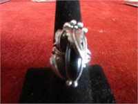 Sterling Silver Ring. Native American. Signed