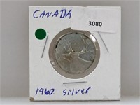 1962 Canada 80% Silver Quarter