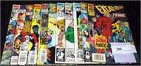 Approx 20 Vintage Excalibur Marvel Comic Books Lo