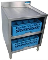 21"X24" UNDERBAR GLASS RACK STORAGE CABINET W/