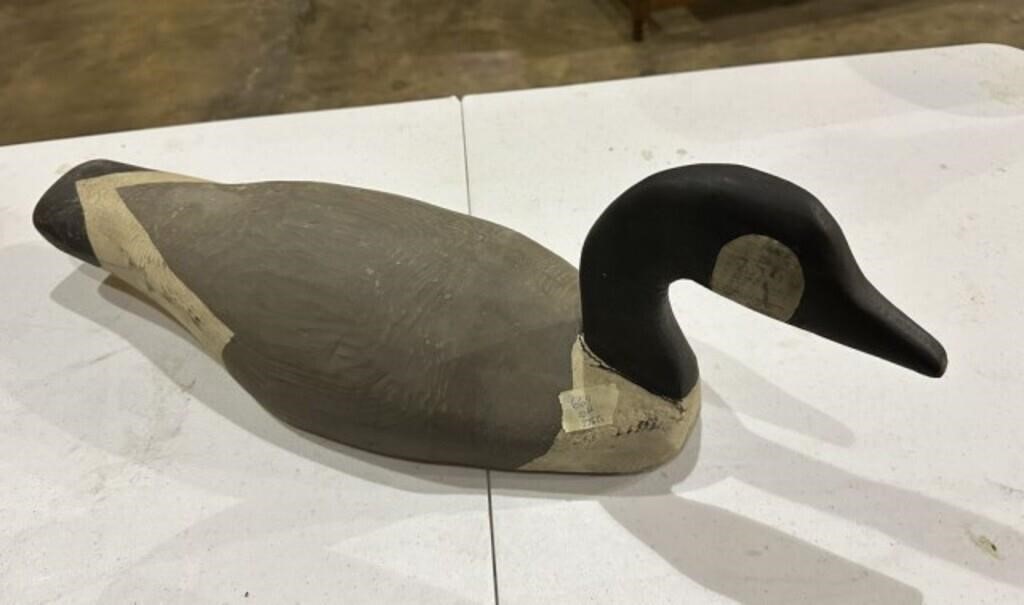 Hand Carved Wood Canadian Goose