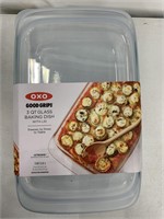 OXO GOOD GRIPS 3QT GLASS BAKING DISH WITH LID